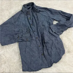 J crew blue button‎ down small thumbnail 1