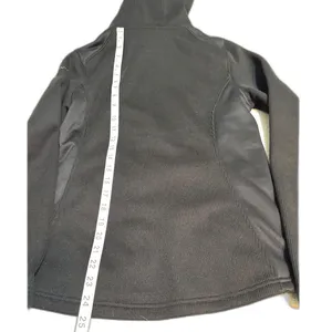 Spyder Black Textured Knit Full Zip Hooded Jacket Small Petite thumbnail 8
