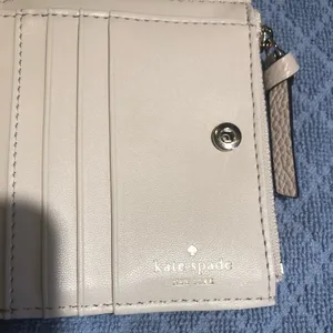 Kate Spade cream colored wallet thumbnail 5