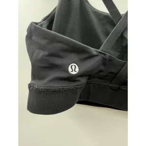 Lululemon‎ Energy Bra Womens 10 Black Strappy Back Medium Support W2326S thumbnail 3