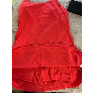 Women's Red Exercise Dress Size L Short Standard Activewear thumbnail 3