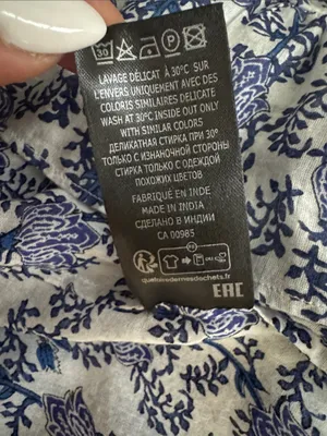 Isabel Marant Étoile Godrana Flutter-Sleeve Blue Floral Ruffle-Sleeve Dress S 44 thumbnail 16