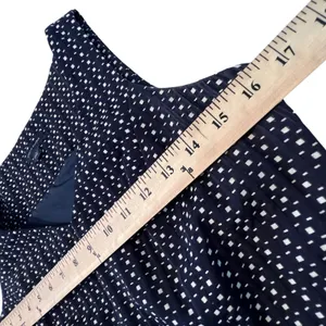 Tommy Hilfiger Sleeveless Sheath Dress Navy White‎ Geometric Textured Size 0 thumbnail 7