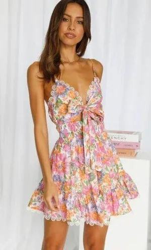 Your New Dawn Floral Dress Size Small VGUC thumbnail 1