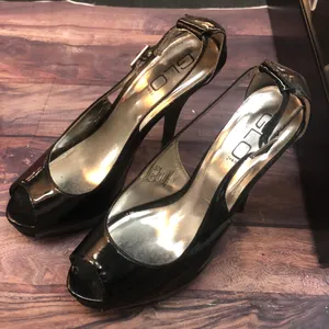 Glo sz 9 women black shoes thumbnail 3