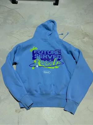 Poppi target Blue Pullover Hoodie medium thumbnail 7