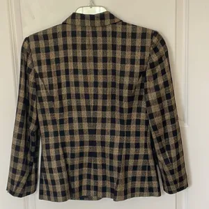 Vintage Jones New York Plaid Blazer 4 thumbnail 2