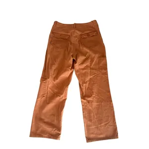 Le Lis Collection Cargo Pants Straight Leg Rust Orange Cotton Womens Medium thumbnail 2