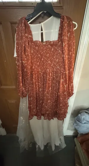 Altar'd State Dress Floral M thumbnail 1