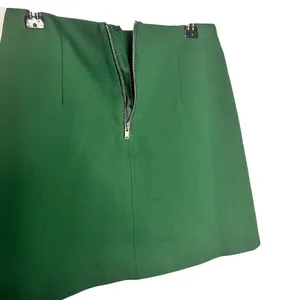 NWT Anthropologie Maeve Mod Mini Skirt Size‎ XS Green White thumbnail 6