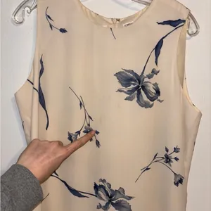 Chaus beige dress with flowers Black Size 10 thumbnail 2