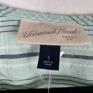 NWT Universal Thread Plaid Ruffle Sleeve Dress thumbnail 2