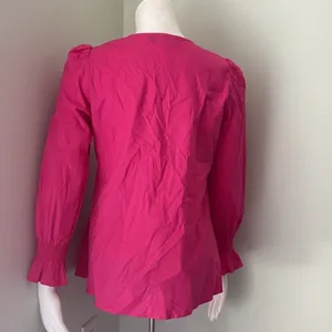 Tuckernuck Pomander Place Blouse Top Easton Pink Size Medium thumbnail 11