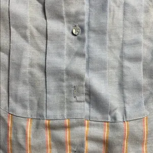 60s VTG LEVI STRAUSS STRIPE BUTTON UP LONG SLEEVE MID CENTURY thumbnail 4