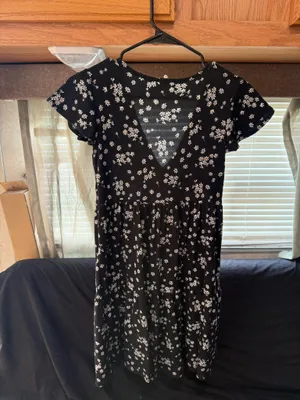 See You Monday Black Floral Dress thumbnail 2