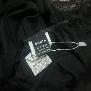 SHEIN Lace Black Tank Top thumbnail 5