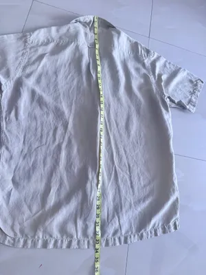 . Vintage 90s Polo Ralph Lauren Camp Shirts Mens L Linen Beige Classic Shirt Butt thumbnail 3