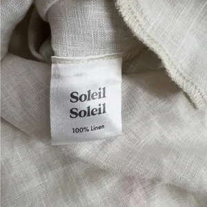 NWT SOLEIL SOLEIL‎ Linen Short Abbey Vestige Sz L cream green thumbnail 8