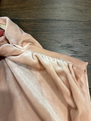 Les Serin Sleeveless Mock Neck Velvet Top - Blush Size Medium NWT - C67-101 thumbnail 5
