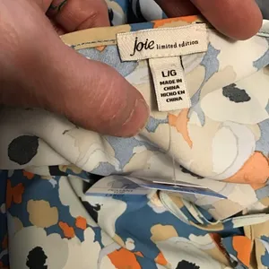 Joie Limited Edition Floral Fields Peasant Top Large NWT thumbnail 3