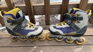 Vintage 90’s Ultra Wheels Inline Skates Gray Size 9 thumbnail 1