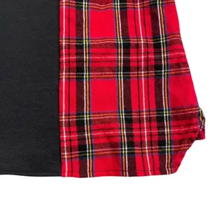 Unique Chiefs Flannel Sleeve Remade Shirt Size M ooak thumbnail 3