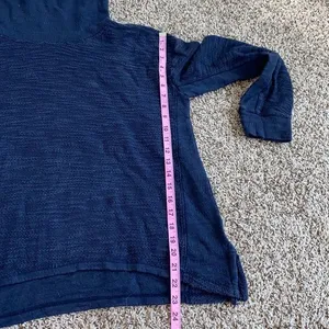 5/$30 🎈 Hollister large navy blue cowlneck‎ pullover sweatshirt thumbnail 5