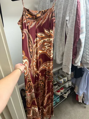Farm Rio Leopard Paisley Maxi Slip Dress thumbnail 2