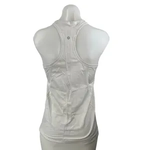 Lululemon Swiftly Tech Women's White Sleeveless Racerback Activewear Tank Top M thumbnail 2
