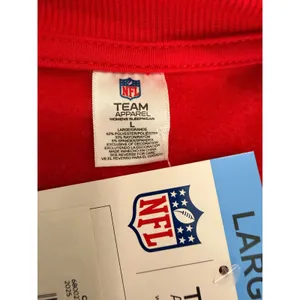 NFL Team Apparel Kansas City Chiefs Red V-Neck Sweatshirt Womens Large NEW thumbnail 5
