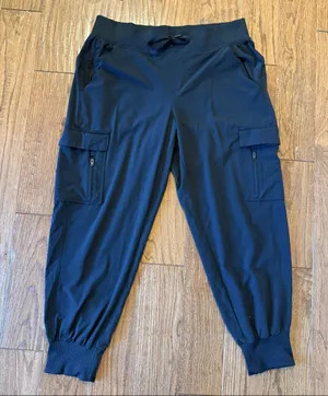 All in Motion black cargo jogger pant medium petite thumbnail 3