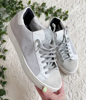 P448 Thea Low Top Sneakers in Stardust Sz EU 41 / 10.5 thumbnail 1