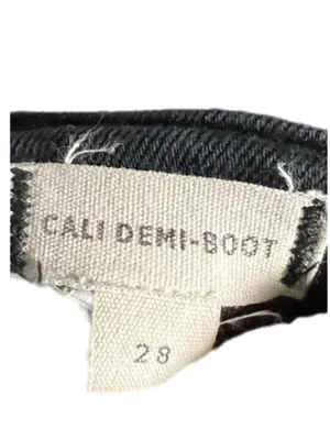 Madewell Women's Black Jeans Cali Demi-boot size‎ 28 thumbnail 5