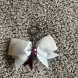 Disney Red Polka Dot Bow Keychain thumbnail 2