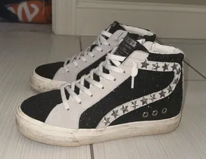 Vintage Havana Black Sparkly High Shoes thumbnail 3