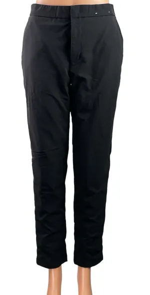 Uniqlo Windproof Warm Lined Women's Black Straight High Rise Trousers Pants M thumbnail 1