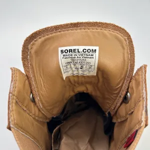Sorel Brex Lace Waterproof Boots Women 9 Tawny Buff Black Lug Sole NL4305-253 thumbnail 10