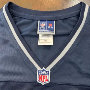 Pro Line New England Patriots Rep Jersey Blank Women's Medium Blue NFL Football thumbnail 9