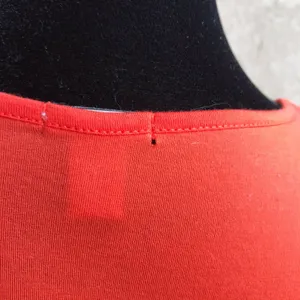 J. Crew Womens Tank Top Size XS Orange Eyelet‎ Dot Sleeveless 76808 thumbnail 3