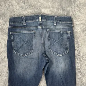 Ariat Real Denim Jeans Women 33R Blue Mid Rise Skinny Ella Stretch Denim Cowgirl thumbnail 10