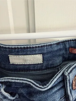 Pilcro Anthropologie High Rise Cigarette Jeans Raw‎ Hem Size 29 Blue thumbnail 6