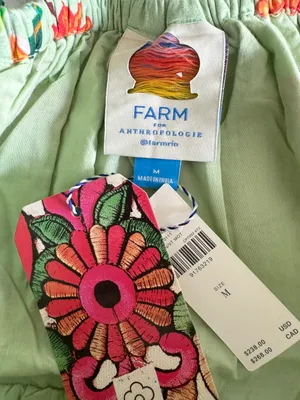 Farm Rio Off-The-Shoulder Tiered Floral Maxi Dress, Size M thumbnail 11