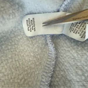 Aerie Fleece of‎ Mind Cropped Polo Sweatshirt Size Medium thumbnail 6