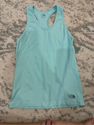 The North Face VaporWick Racerback Tank Medium M Aqua Mint Athletic thumbnail 2