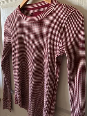 Aerie Essentials Thermal Long Sleeve Indie Sleaze Grunge Top Sz S Fairy Hipster thumbnail 5