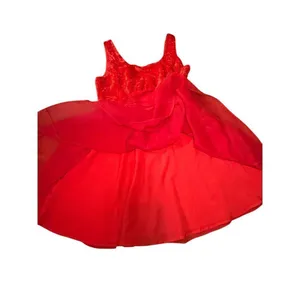 Free People Vibrant Red Crushed Velvet Party Mini Baby Doll Dress Sz‎ 8 thumbnail 13