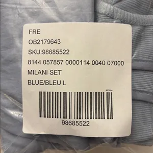 New Set! FREE PEOPLE free-est MILANI Skirt Sleeveless Top Size LARGE Light Blue thumbnail 5