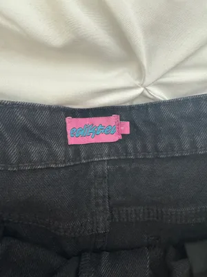 Edikted Black Jean Skirt Mini thumbnail 3