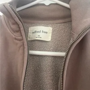 Aritzia Wilfred free airy fleece pullover half zip XXS thumbnail 3