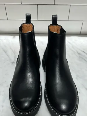 NEW & Other Stories Black Leather Chelsea Boots - Woman’s 6.5 thumbnail 1